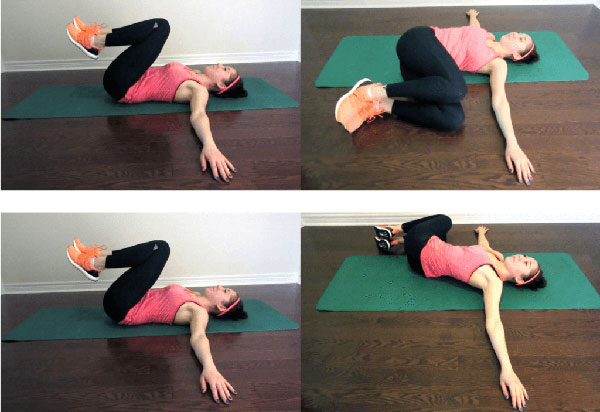 Spinal Stretching For treating low back pain at home