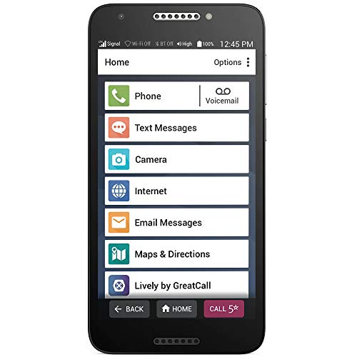 Jitterbug Smart2 No Contract Smartphone For Seniors