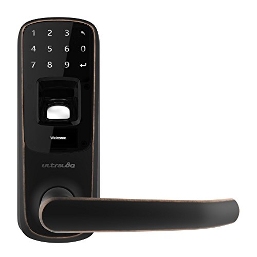 Ultraloq UL3 BT Bluetooth Enabled Fingerprint Smart door locks for home security