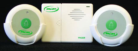 Smart Caregiver Two Call Buttons & Wireless Caregiver Pager - Emergency Call Button For Seniors No Monthly Fee