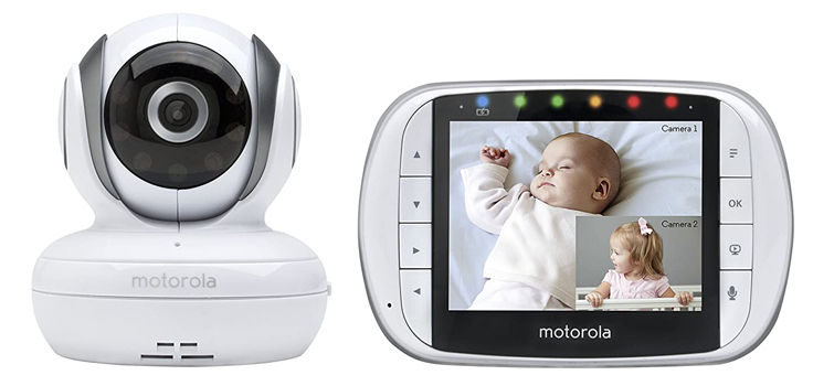 Motorola MBP36S Remote Wireless Video Baby Monitor With Camera
