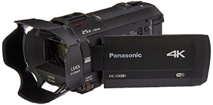 Panasonic 4K Ultra HD Video Camera Camcorder HC-VX981K